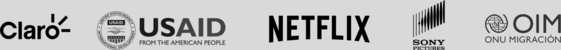 Claro, USAID, Netflix, Sony Pictures, OIM